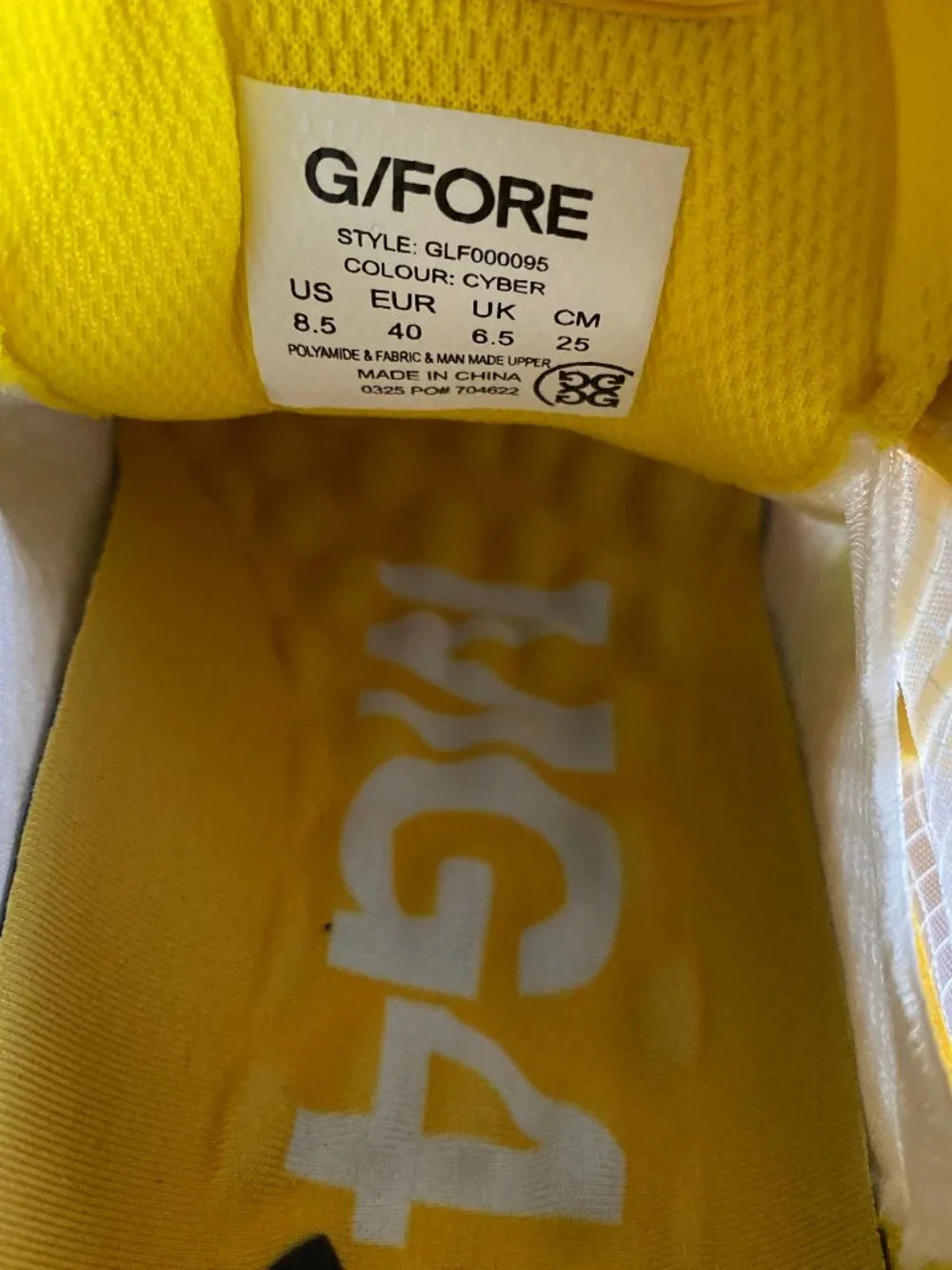 G/FORE MG4X2 Ripstop Hybrid Golf Cross Trainers Cyber Women Size 8.5 - Picture 14 of 15
